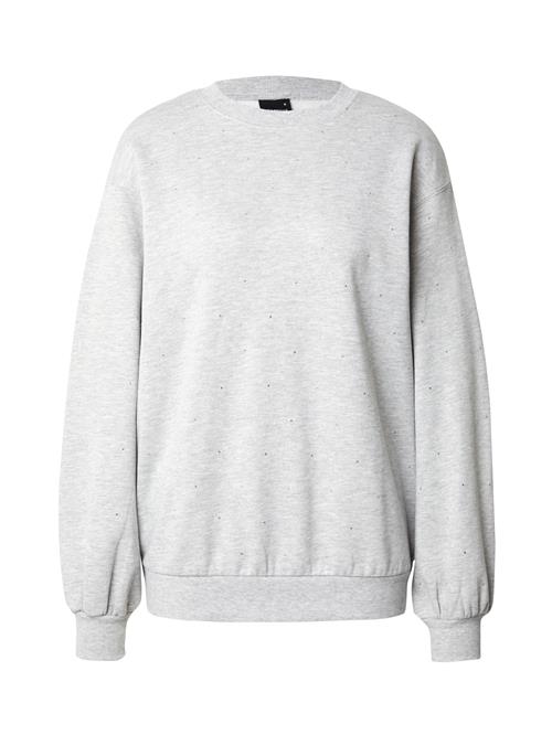 Gina Tricot Sweatshirt 'Rhinestone'  grå-meleret