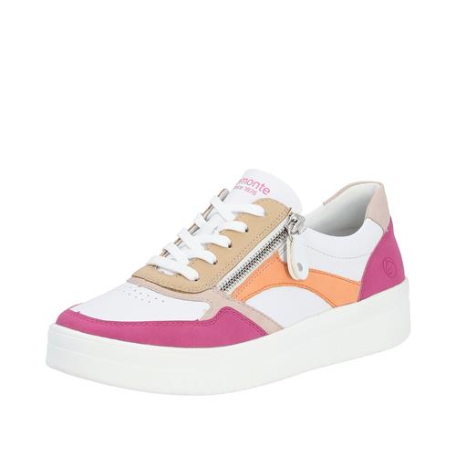 REMONTE Sneaker low  beige / fuchsia / hvid