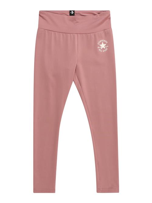 CONVERSE Leggings  pink / sort / hvid