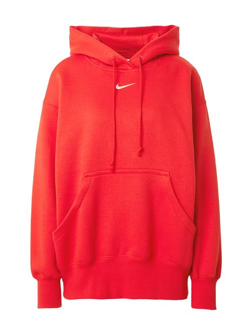 Nike Sportswear Sweatshirt 'Phoenix Fleece'  rød / hvid