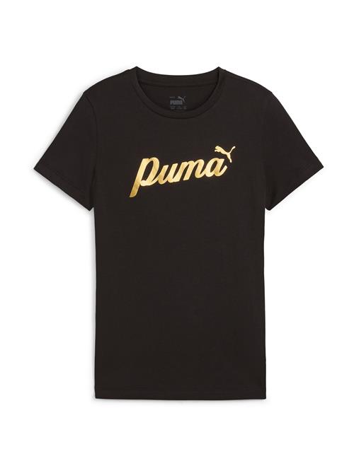 PUMA Shirts 'Ess'  guld / sort