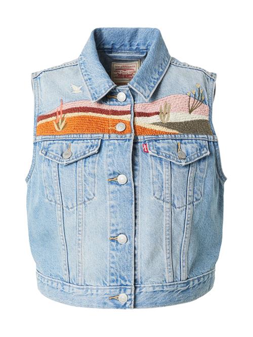 LEVI'S ® Vest  lyseblå / mudderfarvet / orange / lyserød