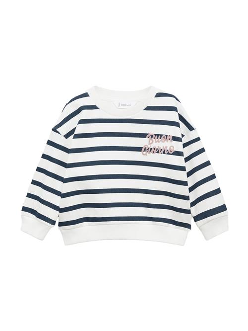 MANGO KIDS Sweatshirt 'GIORNO'  marin / pudder / hvid