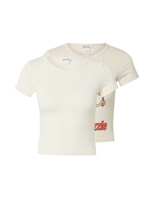 Se Monki Shirts  beige / ecru / orangerød ved About You