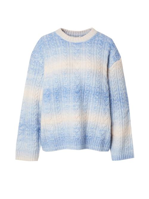 Monki Pullover  lyseblå / offwhite