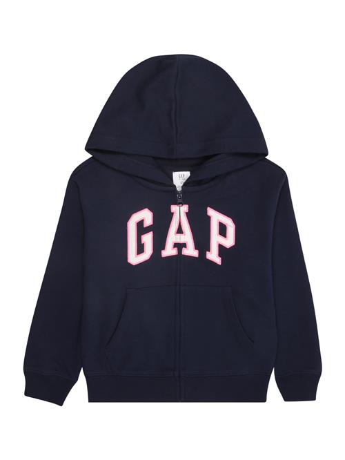 GAP Sweatjakke  navy / pink / pastelpink