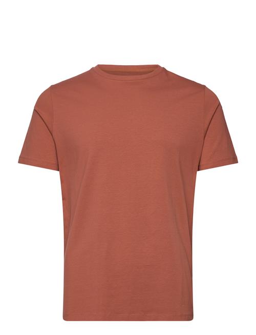 Mensstretchcrewnecktees/S Lindbergh Brown