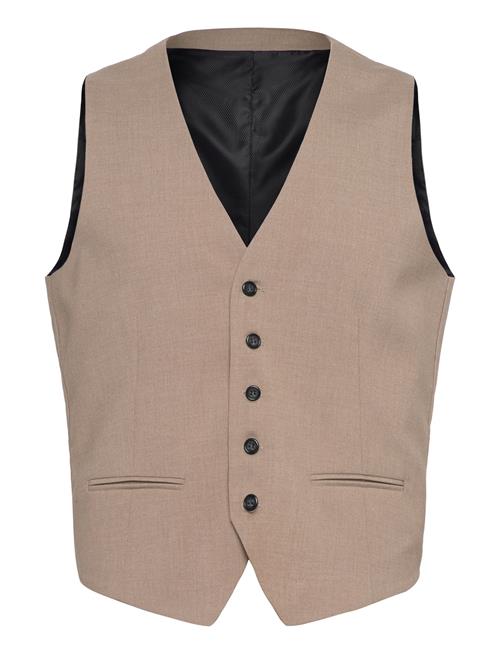 Lindbergh Men's Waistcoat For Suit Lindbergh Beige