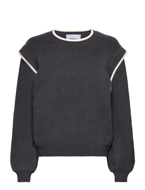 Msjayla Knit Pullover Minus Grey