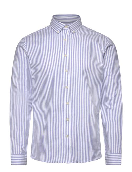 Striped Superflex Oxford L/Sstriped Superflex Oxford L/S Lindbergh Blue