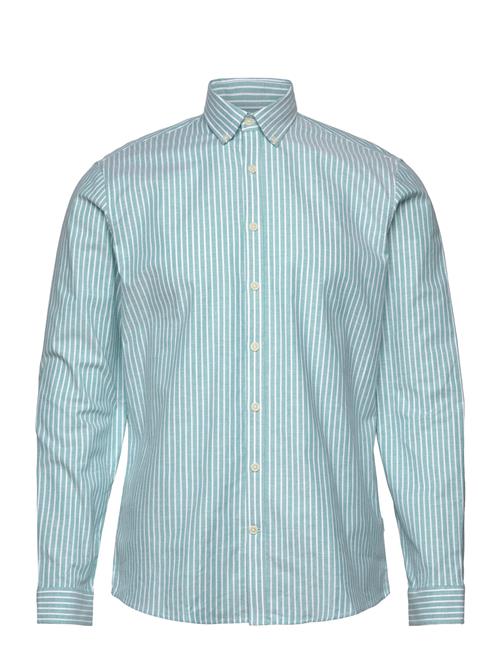 Striped Superflex Oxford L/S Lindbergh Blue