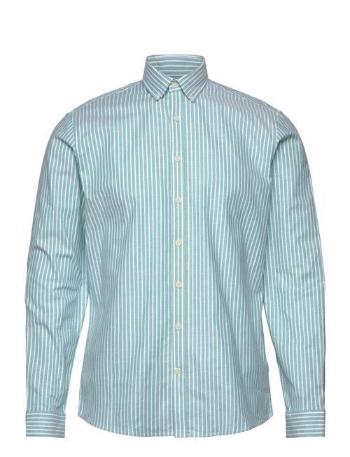 Striped Superflex Oxford L/Sstriped Superflex Oxford L/S Lindbergh Blue
