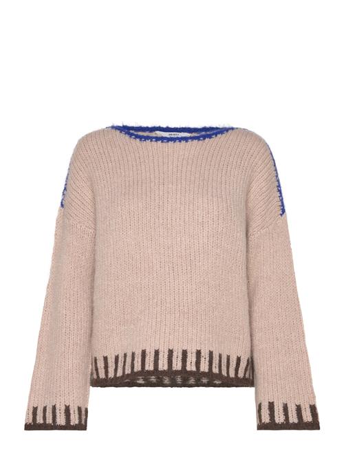 Object Objtallira Oz L/S Knit Pullover Cc1 Aw Object Beige