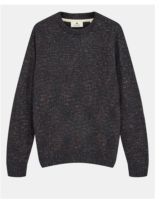 Aksune Space Yarn Crew Neck Anerkjendt Black