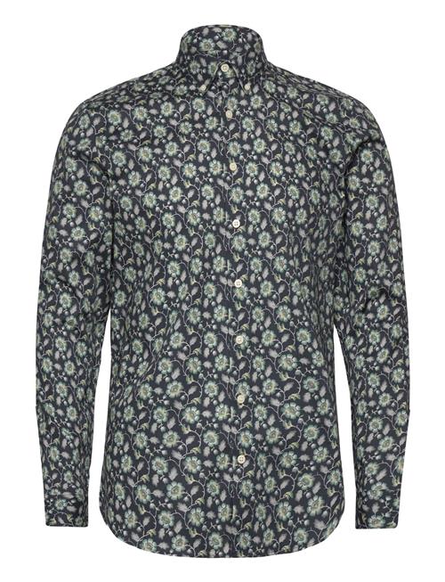 Aop Floral Shirt L/S Lindbergh Khaki