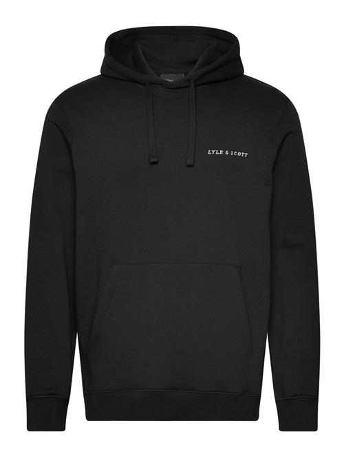 Loopback Embroidered Hoodie Lyle & Scott Black