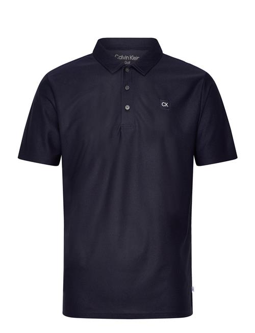 Calvin Klein Golf Classic Polo With Woven Badge Calvin Klein Golf Navy