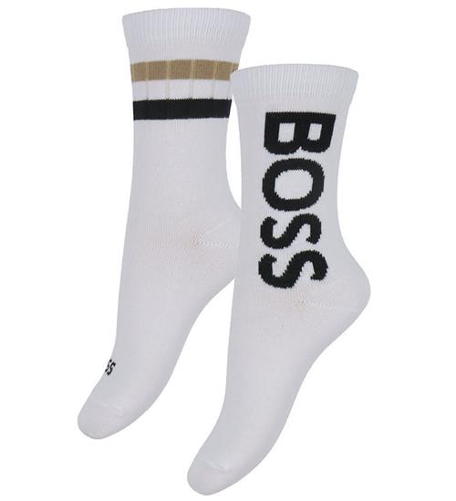 BOSS Strømper - 2-pak - Casual - Hvid/Hvid