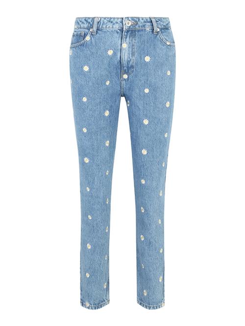 ONLY Jeans 'ONLINC'  blue denim / gul / hvid