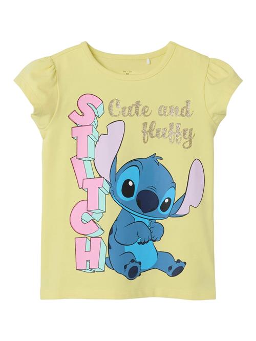 Se NAME IT Bluser & t-shirts 'NMFFolly Stitch'  blå / lemon / guld / lyserød ved About You
