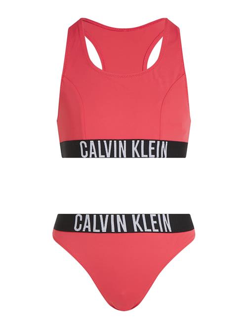 Calvin Klein Swimwear Bikini  lys rød / sort / offwhite