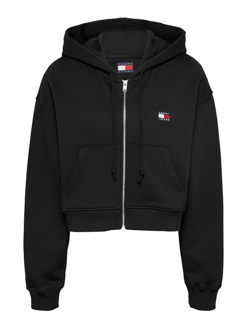 Tommy Jeans Sweatjakke  sort