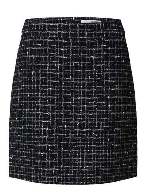 Selected Femme Slfwilma Mw Mini Skirt Selected Femme Black