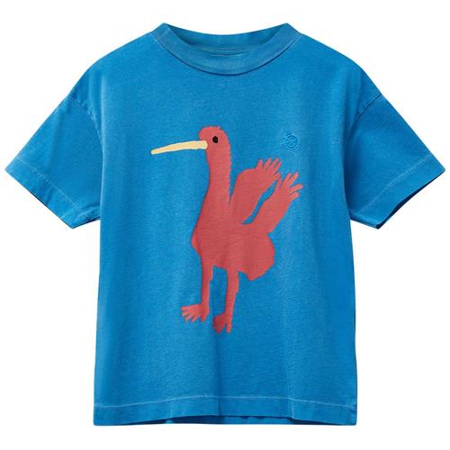 Wynken Kite T-shirt Strong Blue Bird 3 Y  Blå  3 år  Unisex