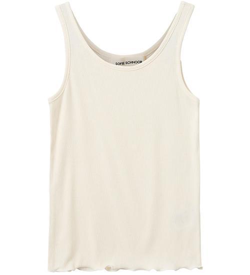 Sofie Schnoor Top - Rib - Viskose - Bjanka - Off White