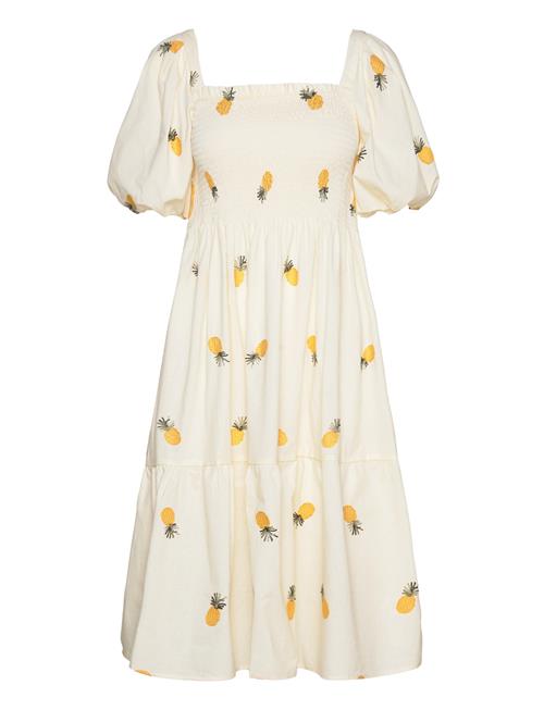 A-View Cheri Fruit Dress A-View Yellow