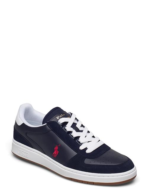 Polo Ralph Lauren Court Leather-Suede Sneaker Polo Ralph Lauren Blue