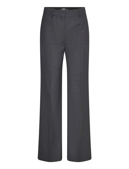 Wool Suit Trousers Mango Grey