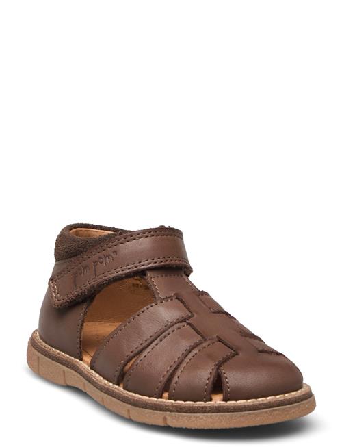 Pom Pom Classic™ Velcro Sandal Pom Pom Brown