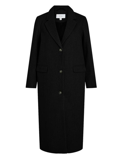 Visolo L/S Coat - Noos Vila Black