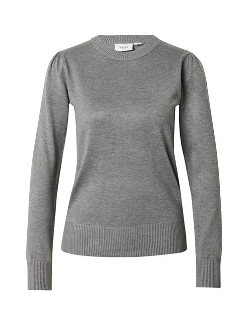 Se SAINT TROPEZ Pullover 'Mila'  grå-meleret ved About You