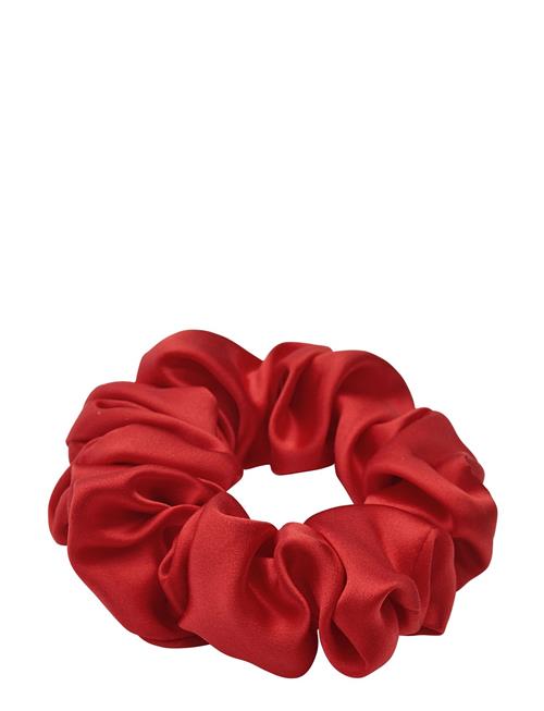 Mulberry Silk Scrunchie Red Lenoites Red