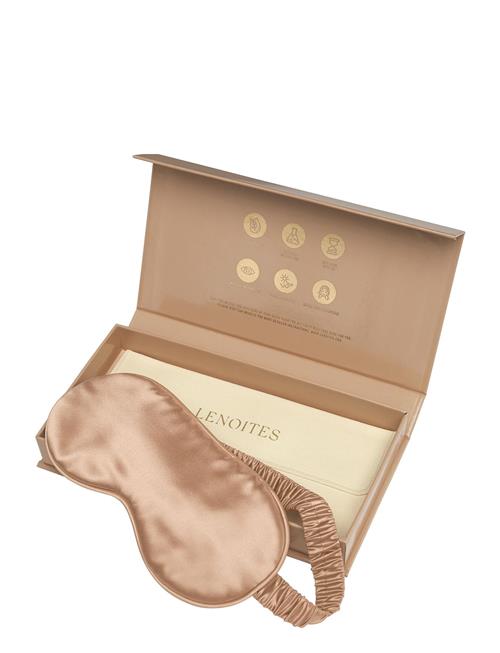 Lenoites Mulberry Sleep Mask With Pouch Rose Gold Lenoites Gold