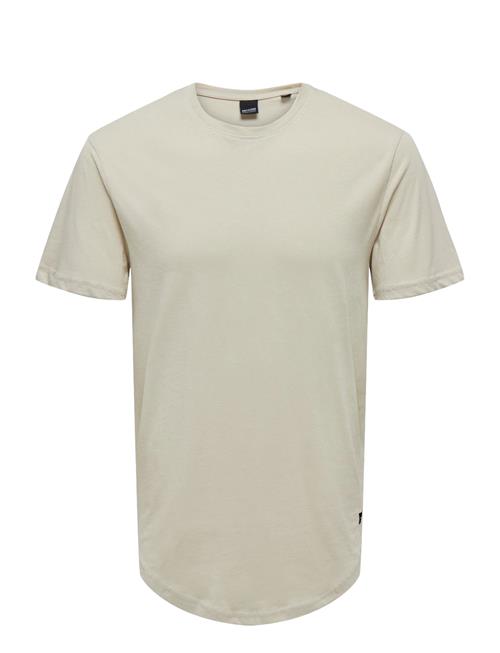 ONLY & SONS Onsmatt Longy Ss Tee Noos ONLY & SONS Cream