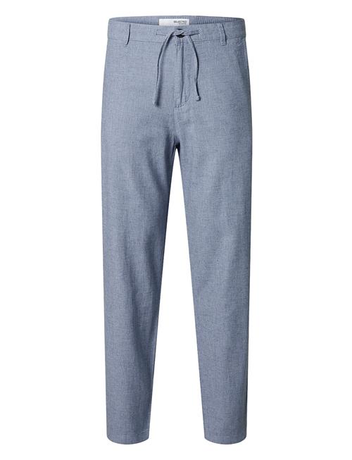 Slh172-Slimtape Brody Linen Pant Noos Selected Blue