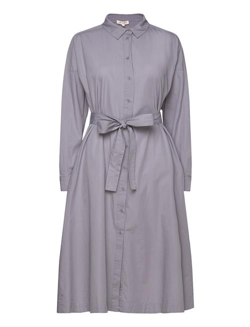 Esellinor Ls Midi Shirt Dress Esme Studios Blue