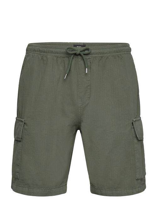 Cotton Ripstop Cargo Shorts Mads Nørgaard Green