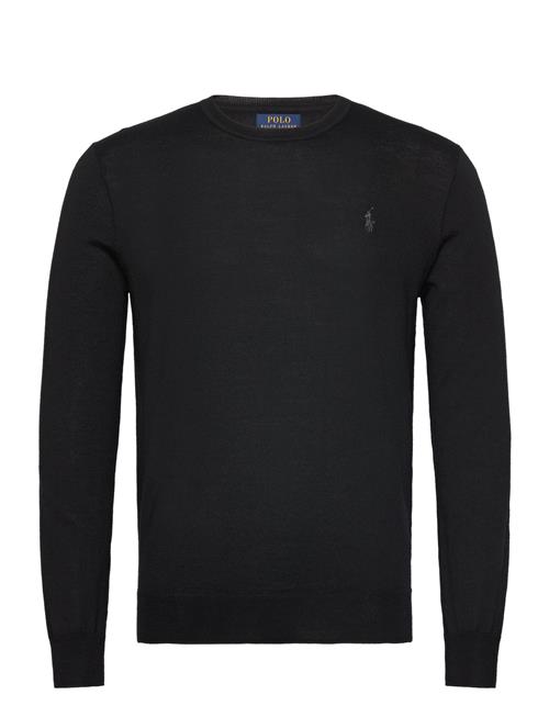 Polo Ralph Lauren Slim Fit Washable Wool Crewneck Sweater Polo Ralph Lauren Black