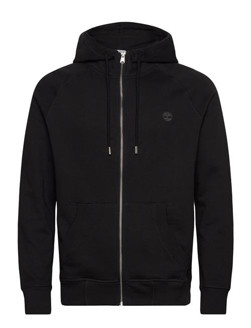 Brushed Back Full Zip Hoodie Timberland Black