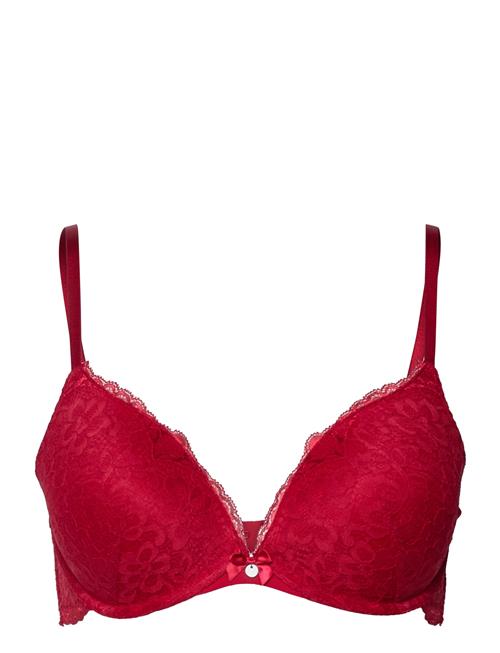 Hunkemöller Marine Padded Push-Up Underwired Bra Hunkemöller Red