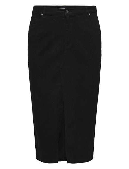 Carsiri Front Slit Skirt Dnm Gua Noos ONLY Carmakoma Black