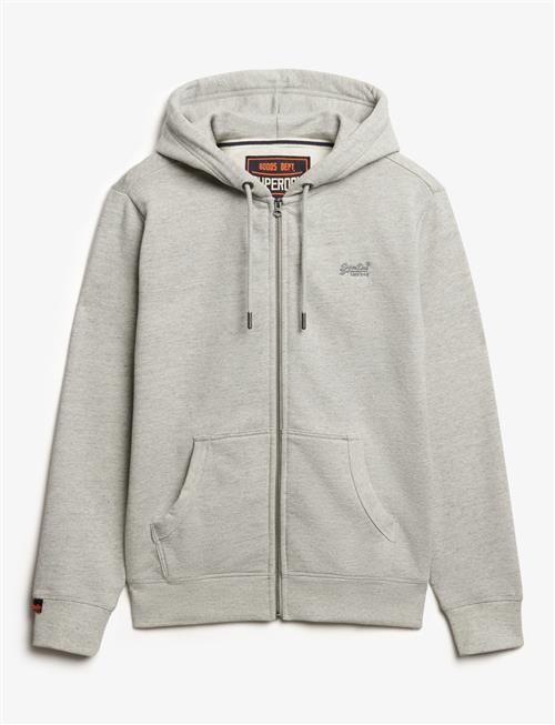 Superdry Essential Logo Zip Hoodie Hb Superdry Grey