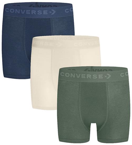 Converse Boxershorts - 3-pak - Sort/Hvid/Grøn