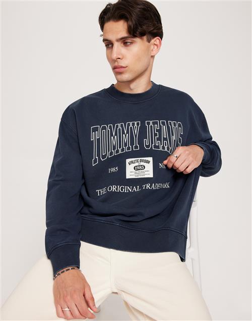 Tommy Jeans Tjm Rlx Archive Crew Ext Sweatshirts Blå