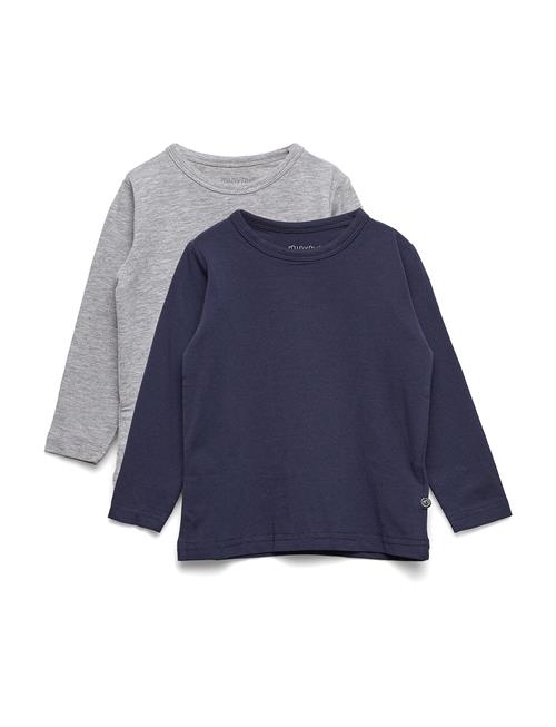 Basic T-Shirt Ls Minymo Grey