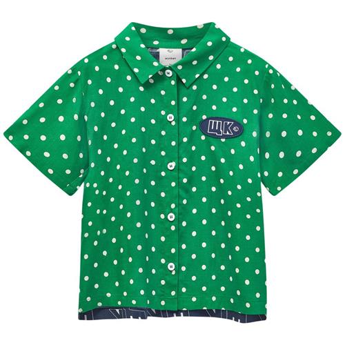 Wynken W.K Skjorte Fresh Green Polka Dot 3 Y  Grøn  3 år  Unisex